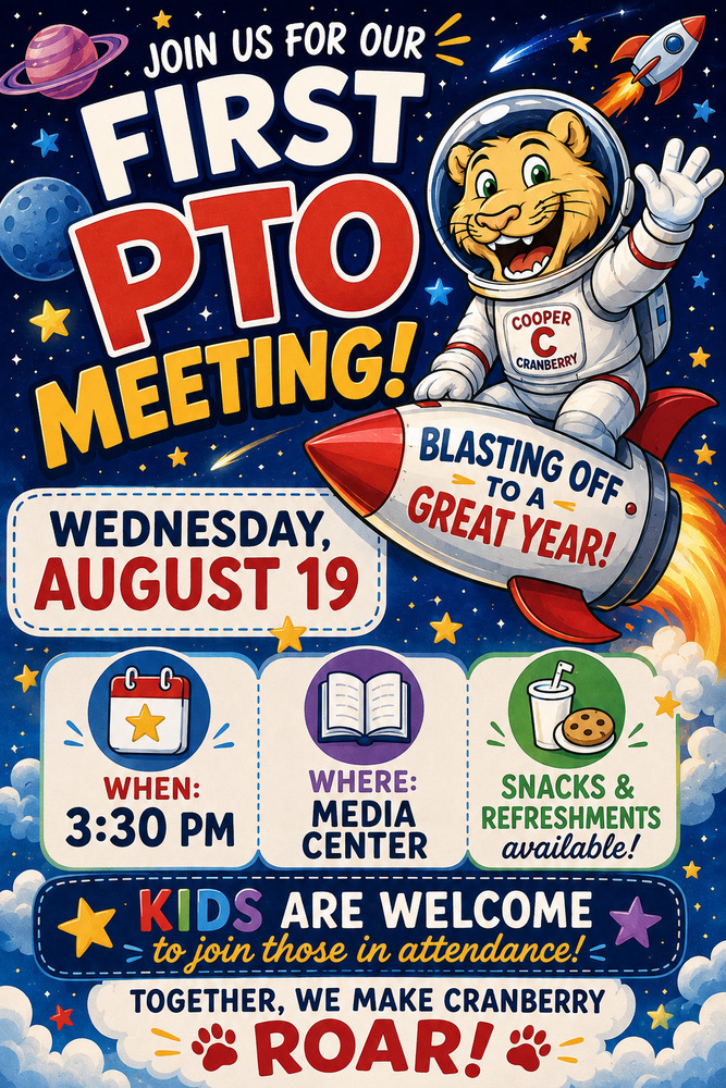 PTO meeting - first of the School Year