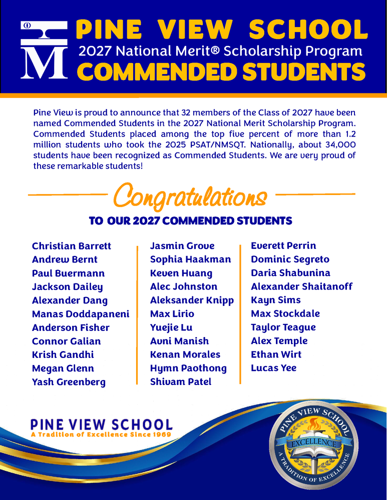NMSQT Commended Students