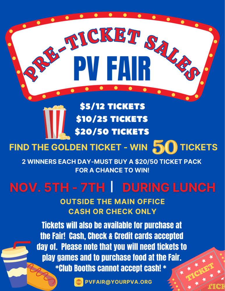PV Fair Ticket Sales