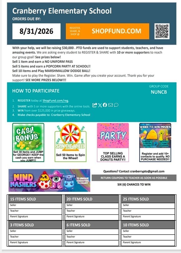 PTO Fundraiser