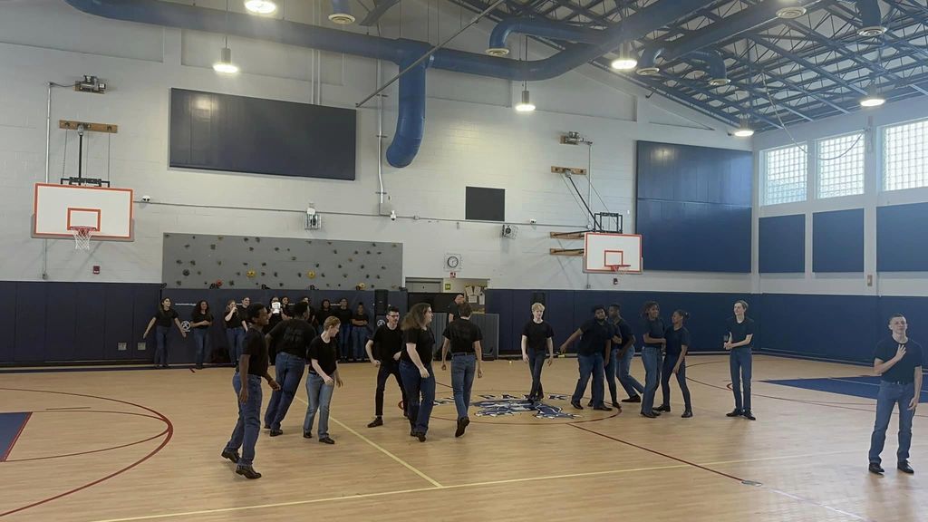 Students performing