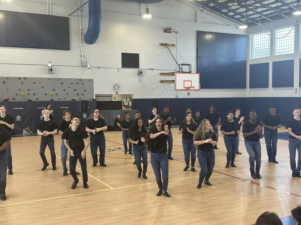 Students performing