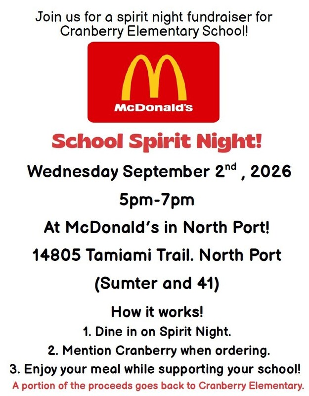 McDonald's Spirit Night
