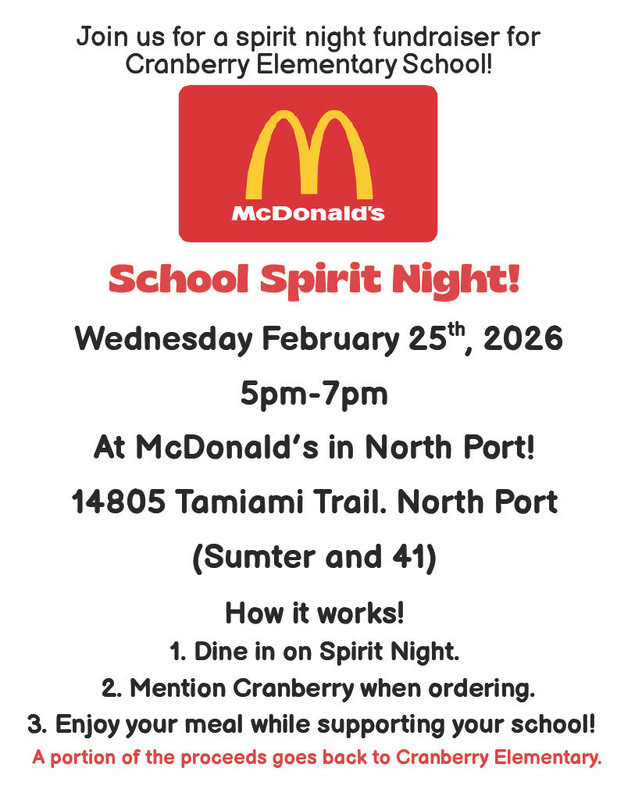 McDonald's Spirit Night