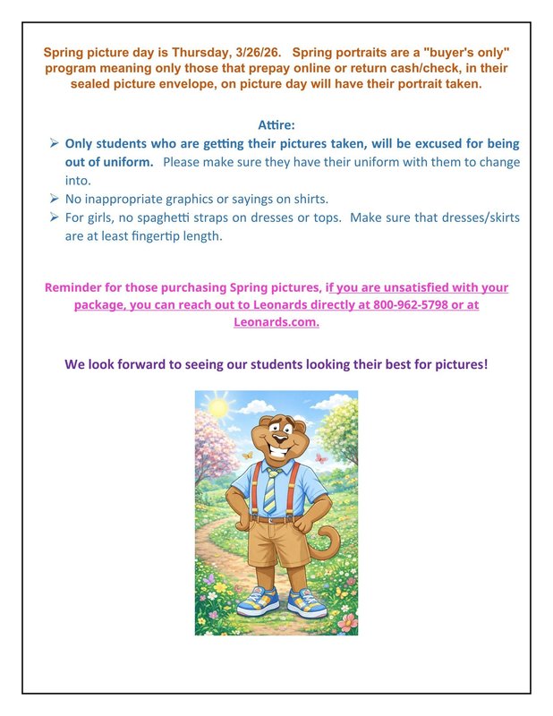 Spring Pictures - Thursday March 26th