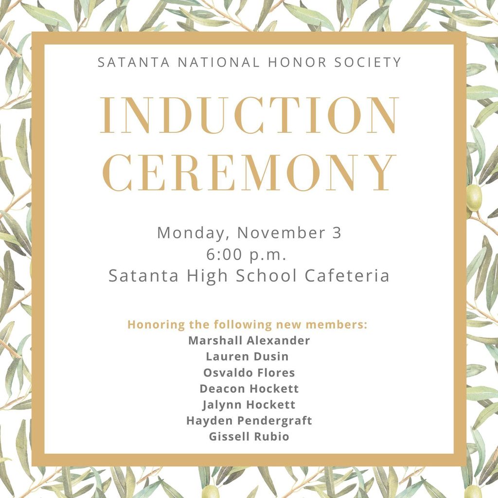 NHS Induction Ceremony 2025