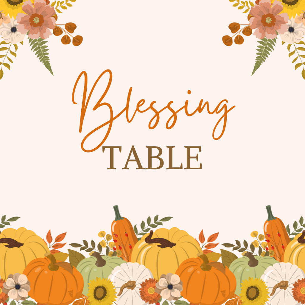 blessing table