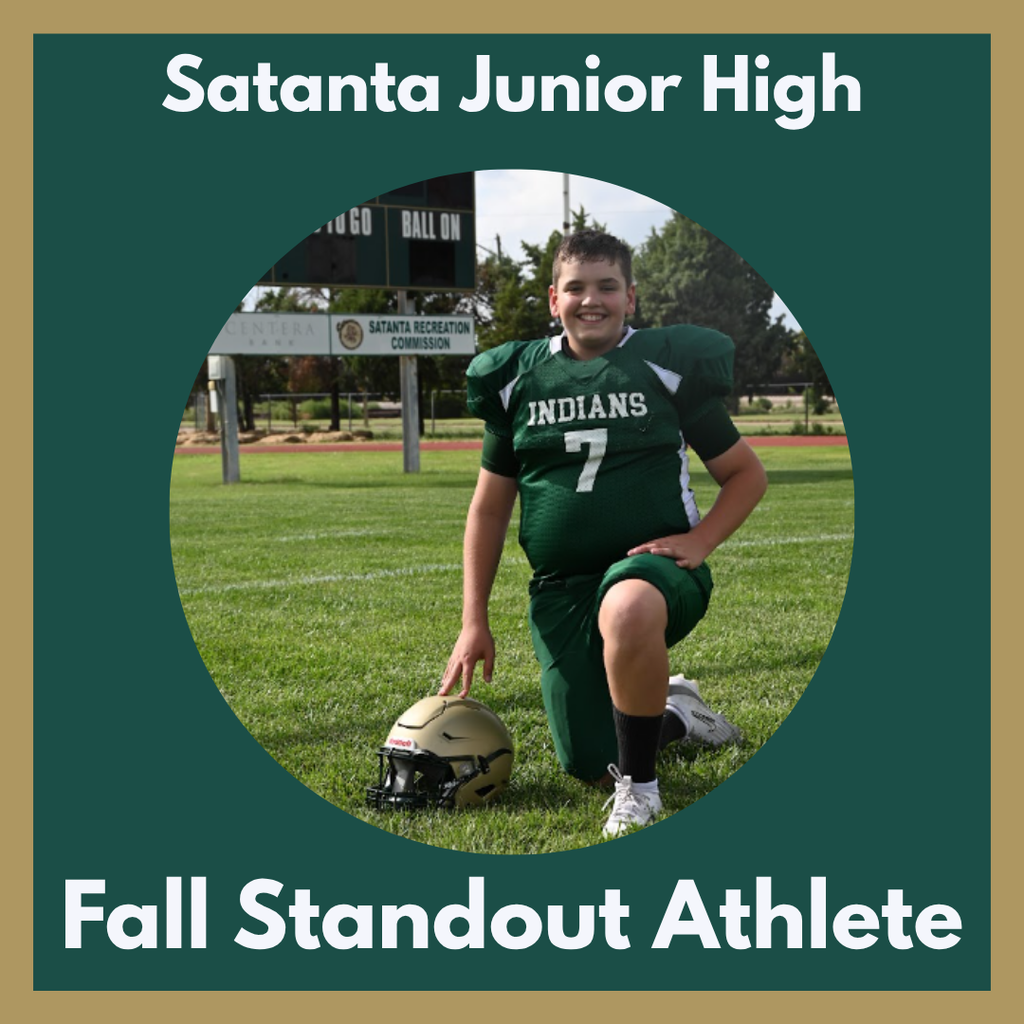 SJH Fall Standout Athlete -- Macklin Alexander 