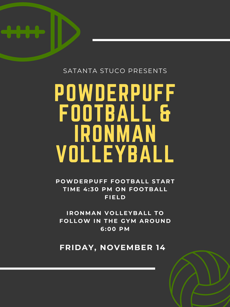 Ironman Football and Powderpuff Football 