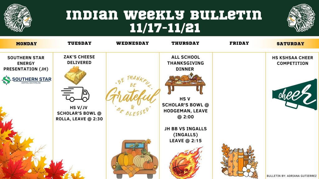 Weekly Bulletin