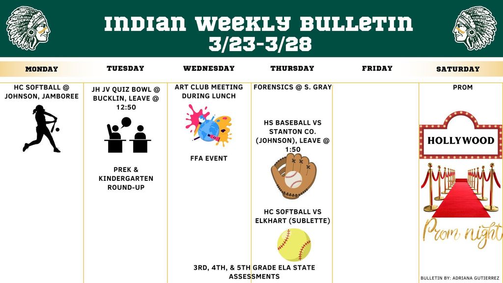 Weekly Bulletin