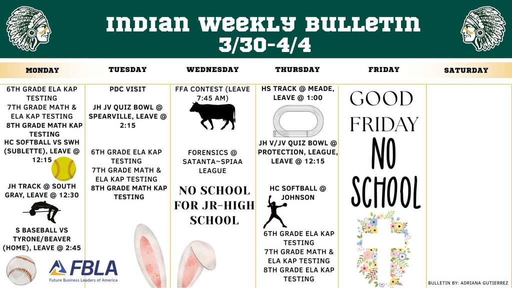Weekly Bulletin