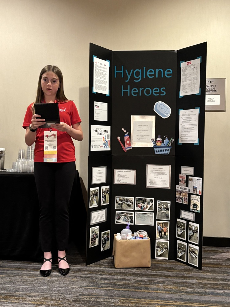 Mackenzie York presents at FCCLA STAR events. 