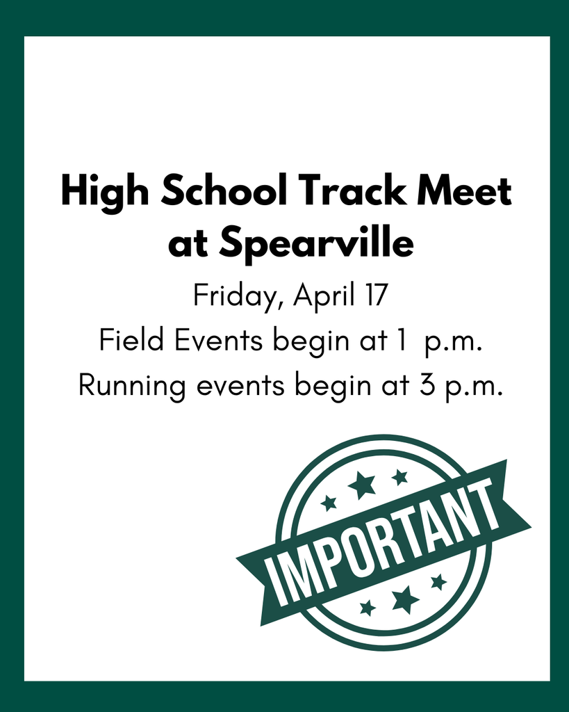 track meet schedule change