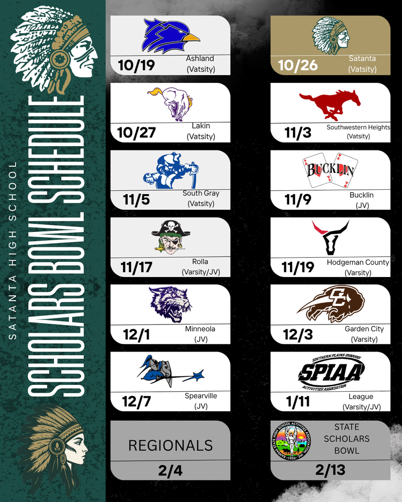 Scholars Bowl Schedule 
