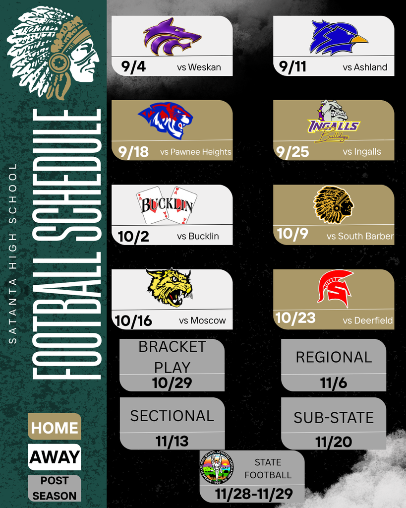 HS Football Schedule 