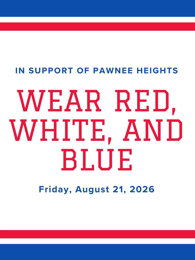 Red, White, and Blue for Pawnee Heights