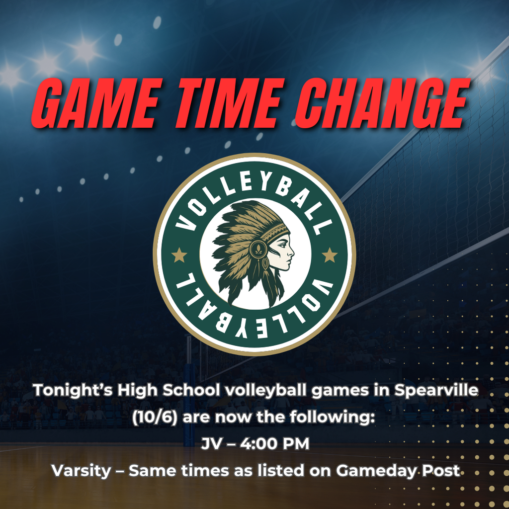 GAME TIME CHANGE