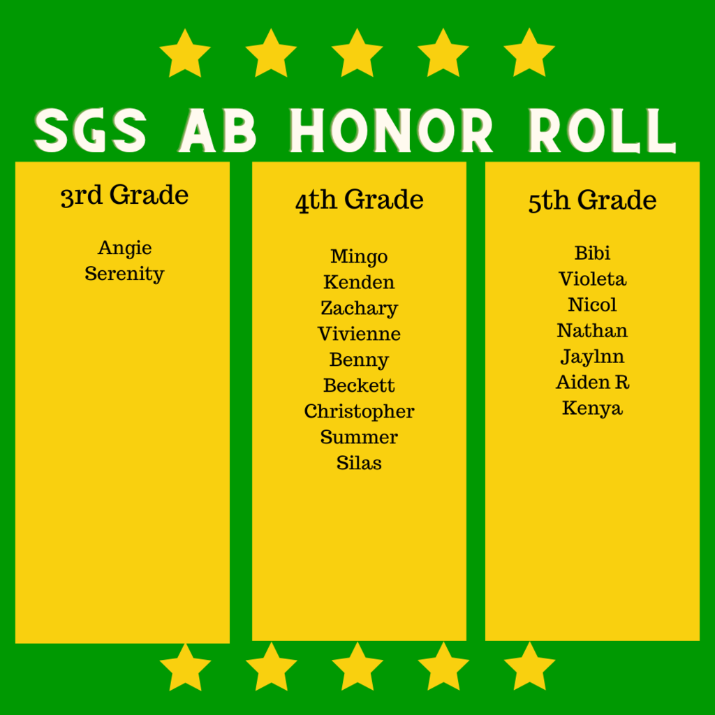 HONOR ROLL