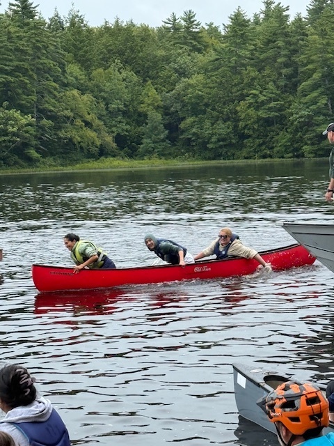 Turning the canoe around!