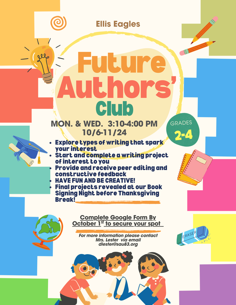 Future Authors' Club for Students in Grades 2-4