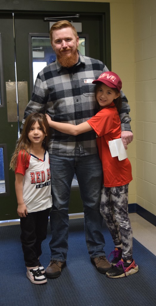 Veteran family members with their student(s)