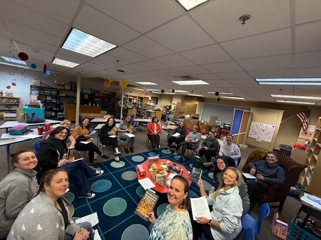 Our first-ever Ellis School Book Club!!