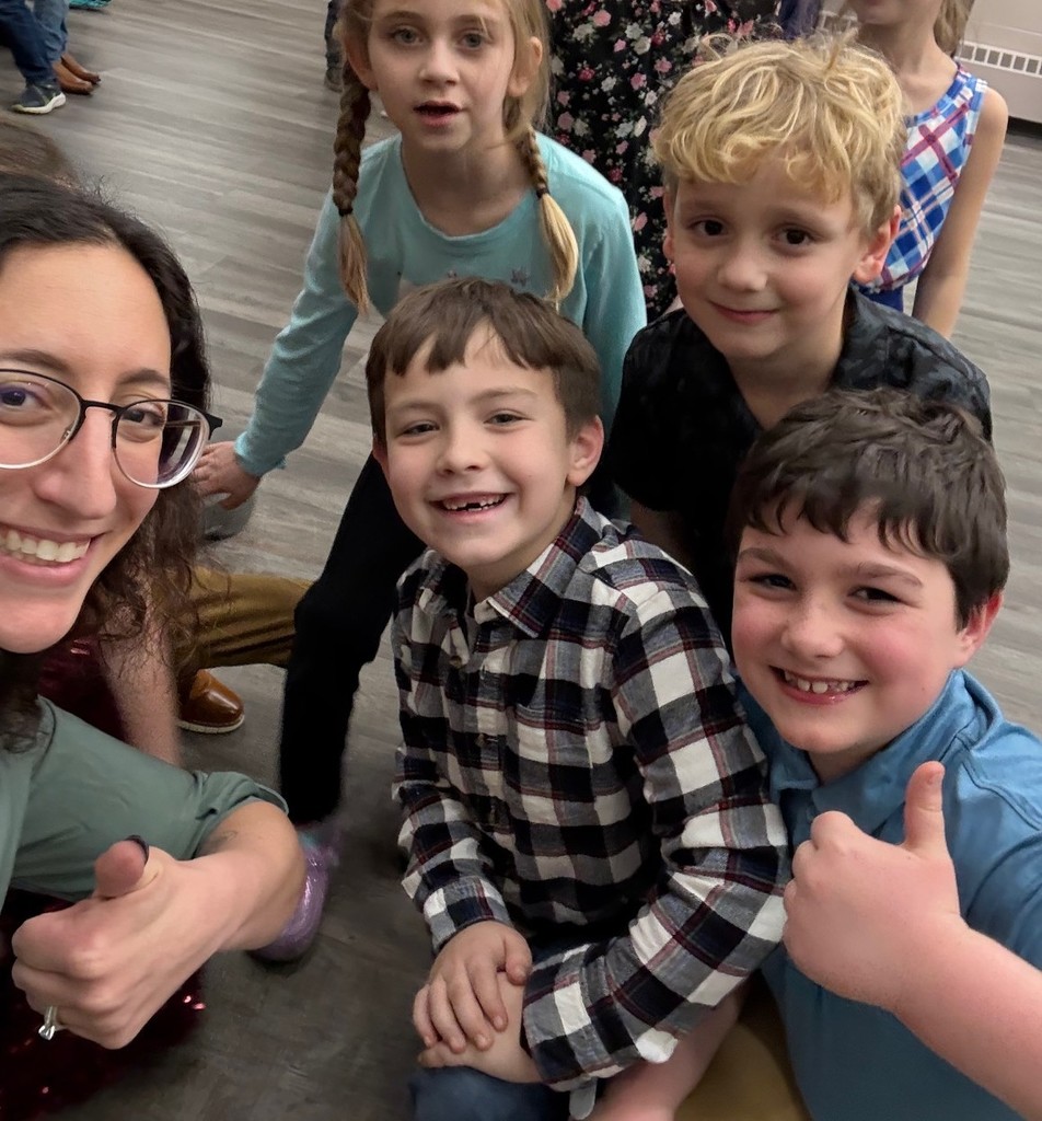 Taking selfies with Mrs. Rosenberg to relieve pre-show nerves!