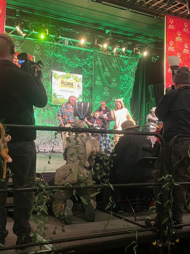 Mr. Beaudoin and Mrs. Rosenberg dancing on stage.