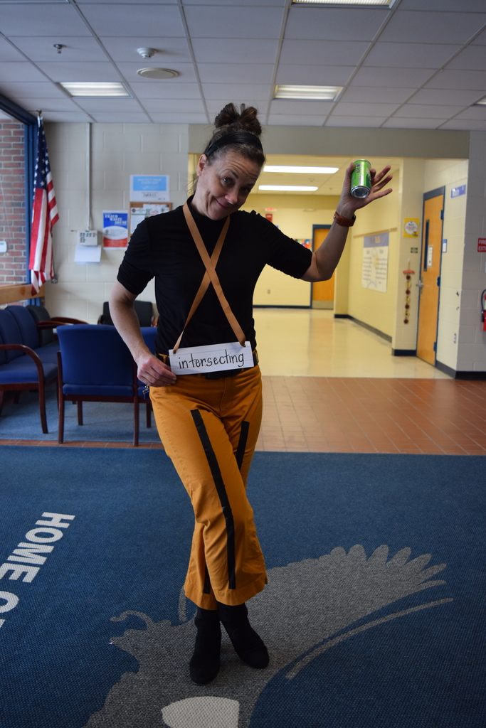 Ms. Drake as "intersecting" and "parallel" lines!