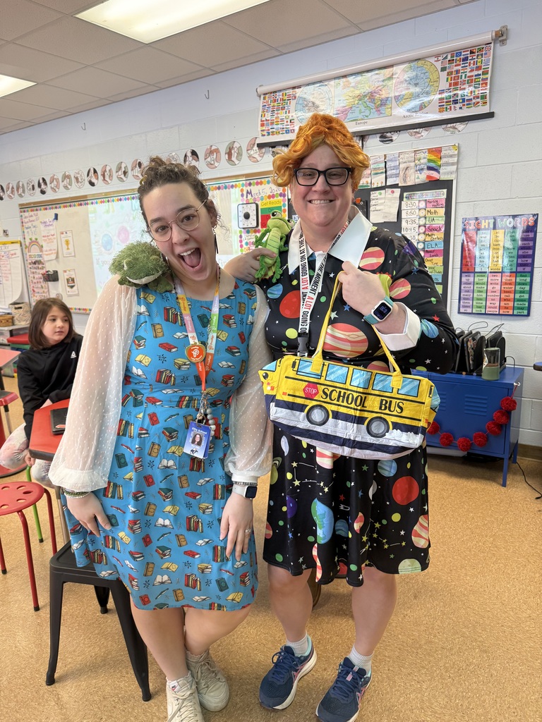 Two of our favorite Ms. Frizzels, Mrs. Gibb and Ms. Booth!