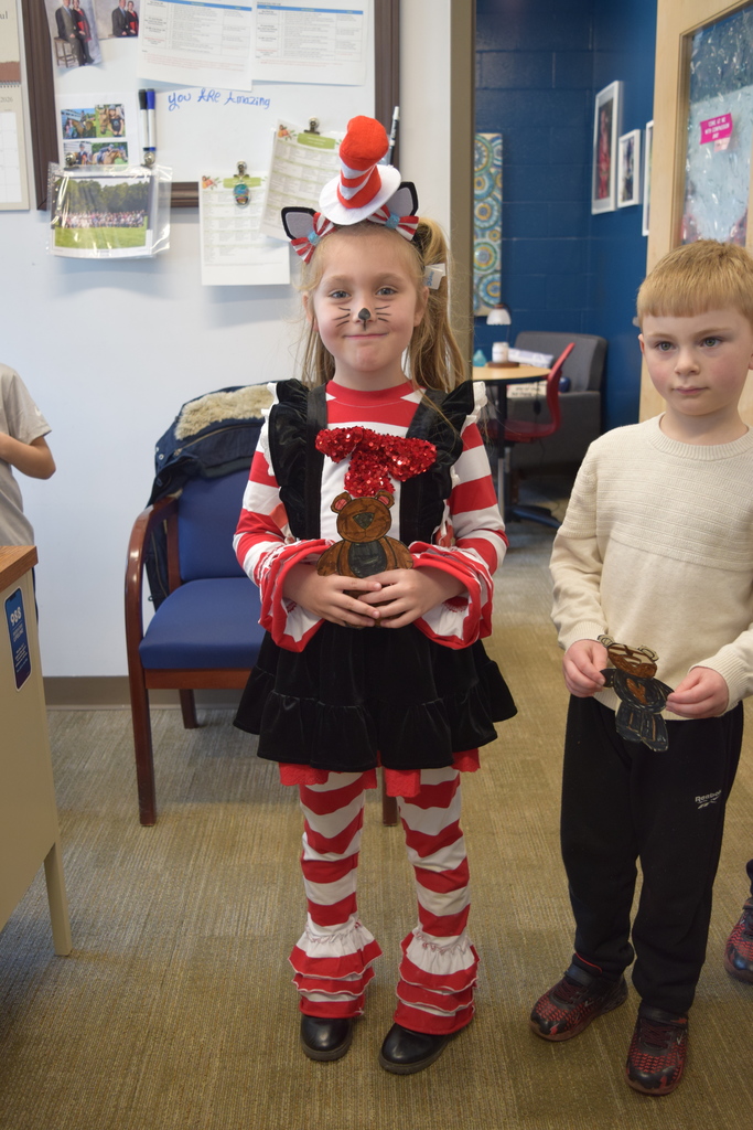 Student dressed as the Cat in the Hat!