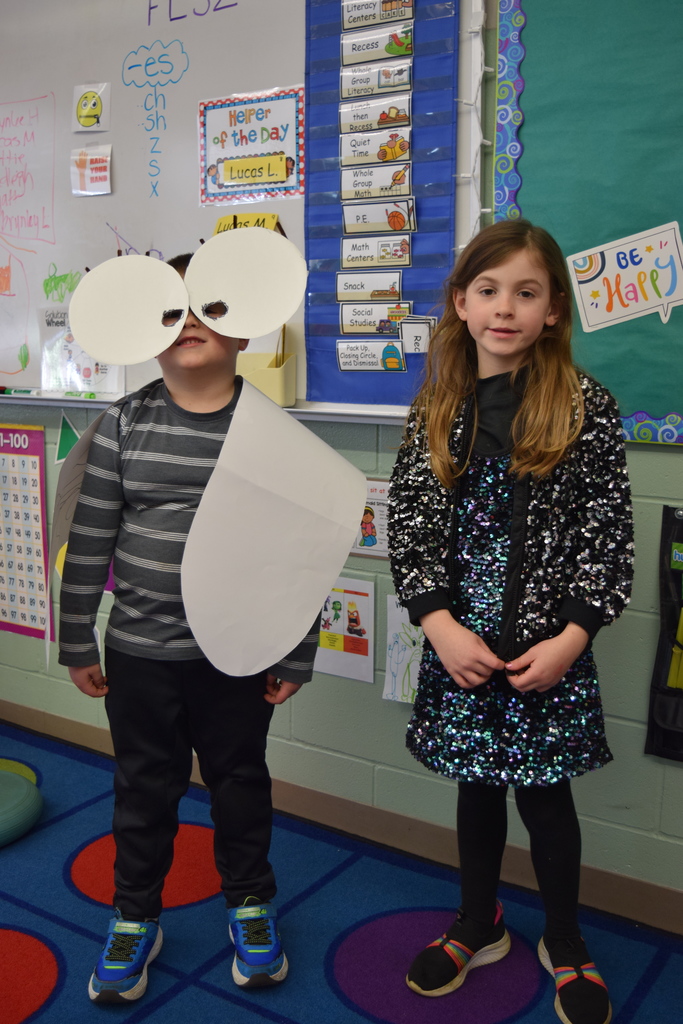 Students and their book costumes, like Fly Guy.