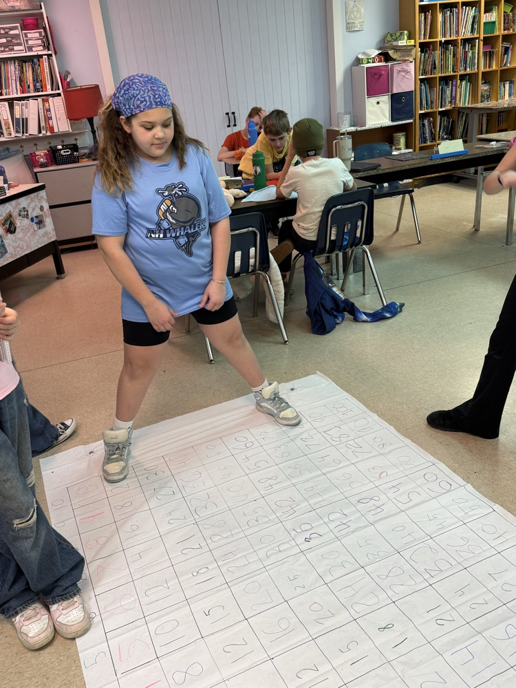 Simplifying fractions with our feet