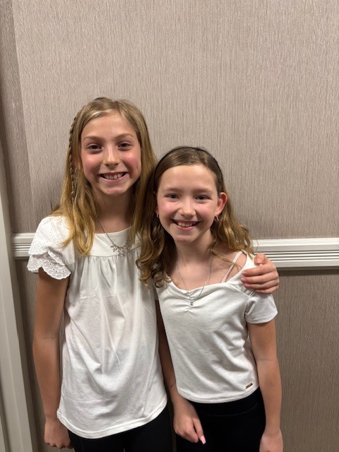 Our two students smiling and proud!