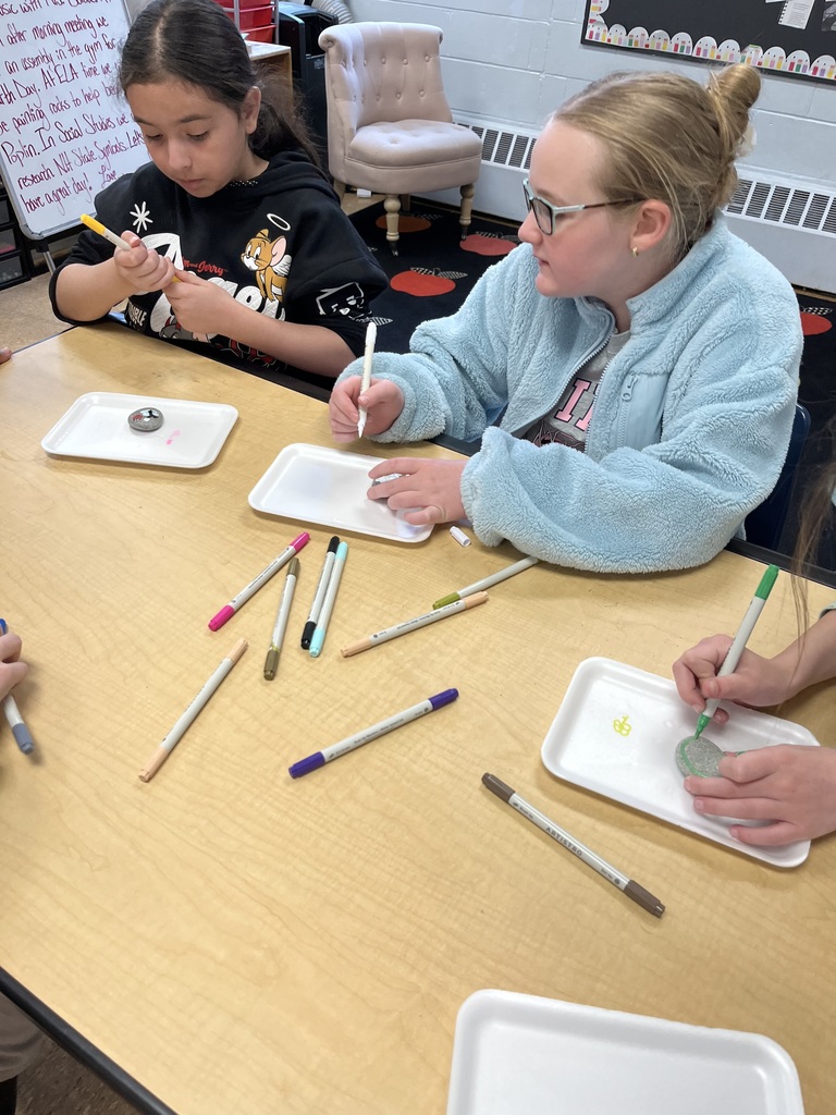 Painting kindness rocks