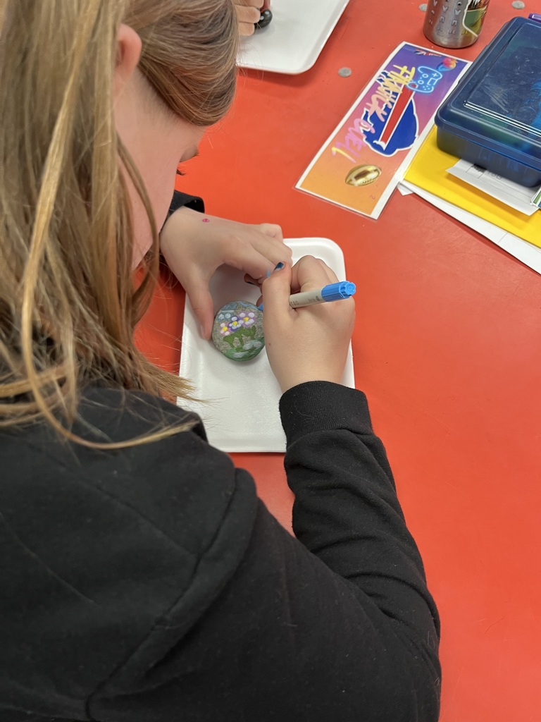 Painting in fourth grade