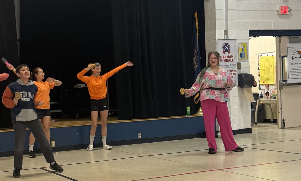 Four students dancing!