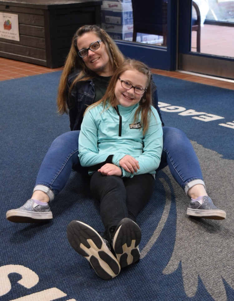 Ms. Bancroft and her daughter 