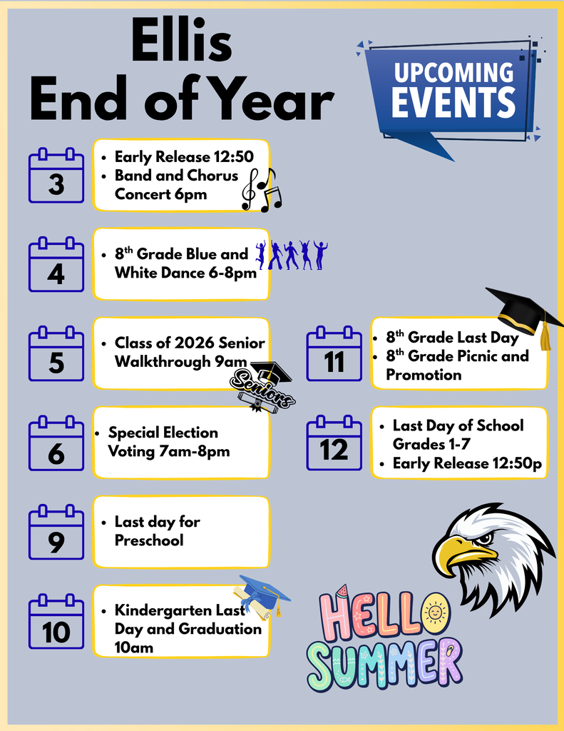 Ellis End of Year Events