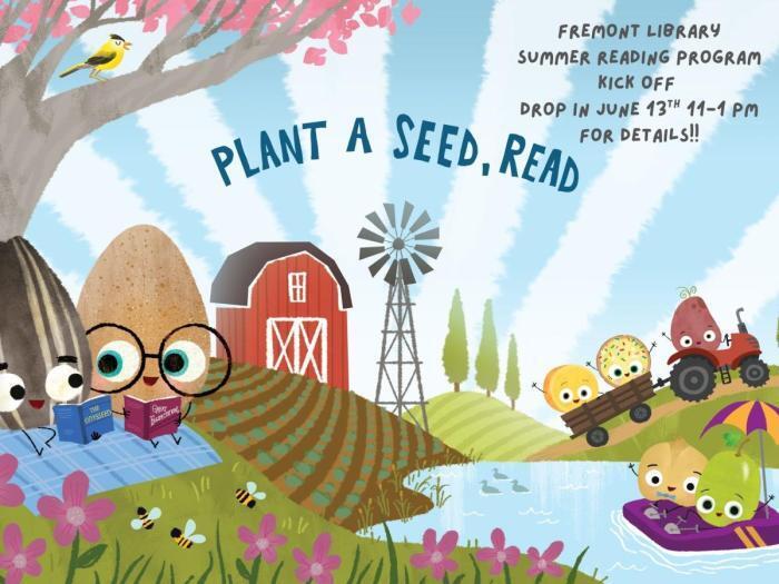 Fremont Library Kick-Off Drop In 6/13 11-1pm