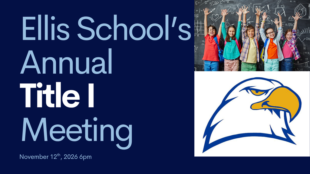 Title I Meeting on 11/12/26 at 6pm