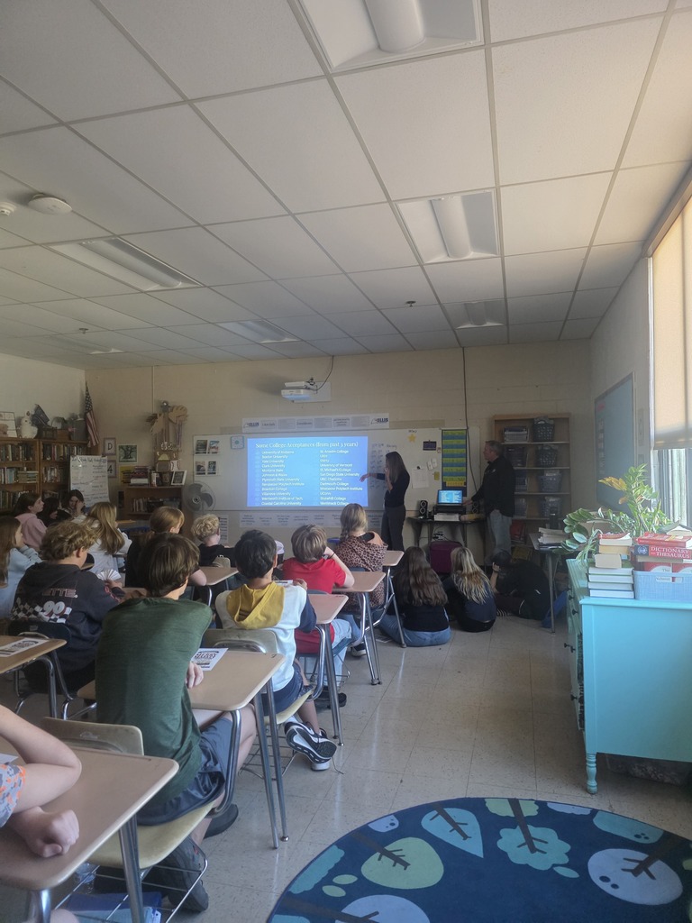 Students sitting at their desks, learning about Epping High School