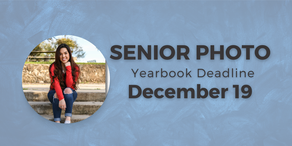 Senior Photo Deadline is December 20