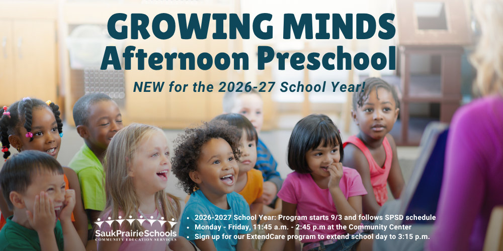 Afternoon Preschool 2026-27 School Year