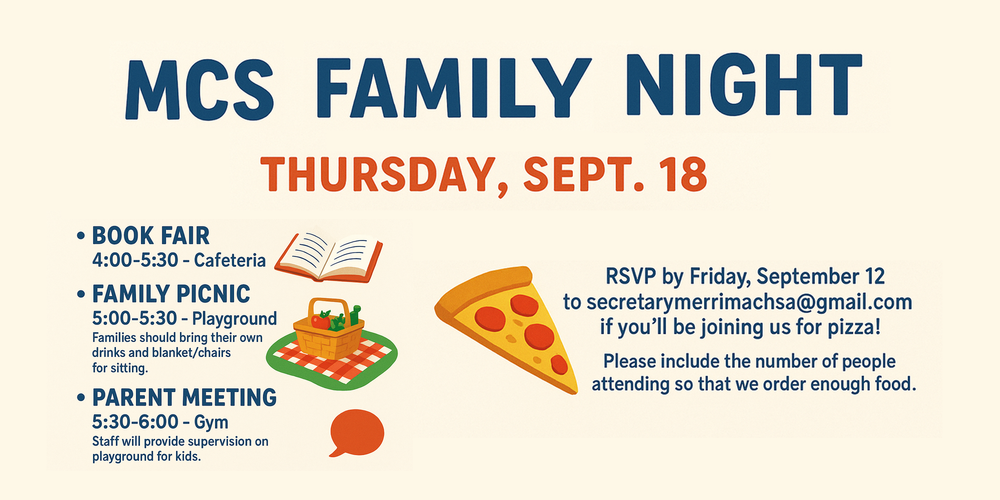 MCS Family Night September 18