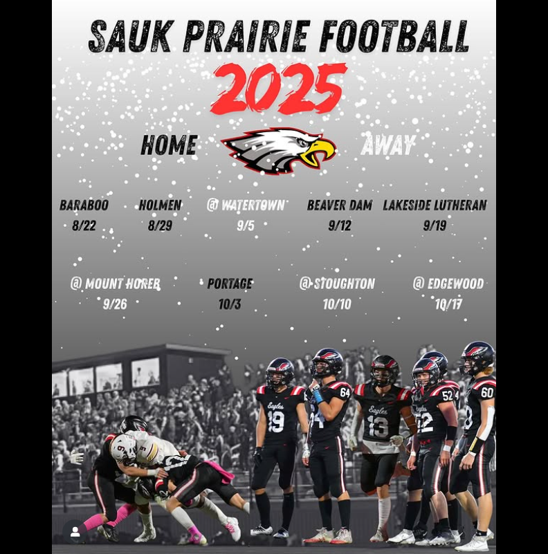 Sauk Prairie Football Home Schedule