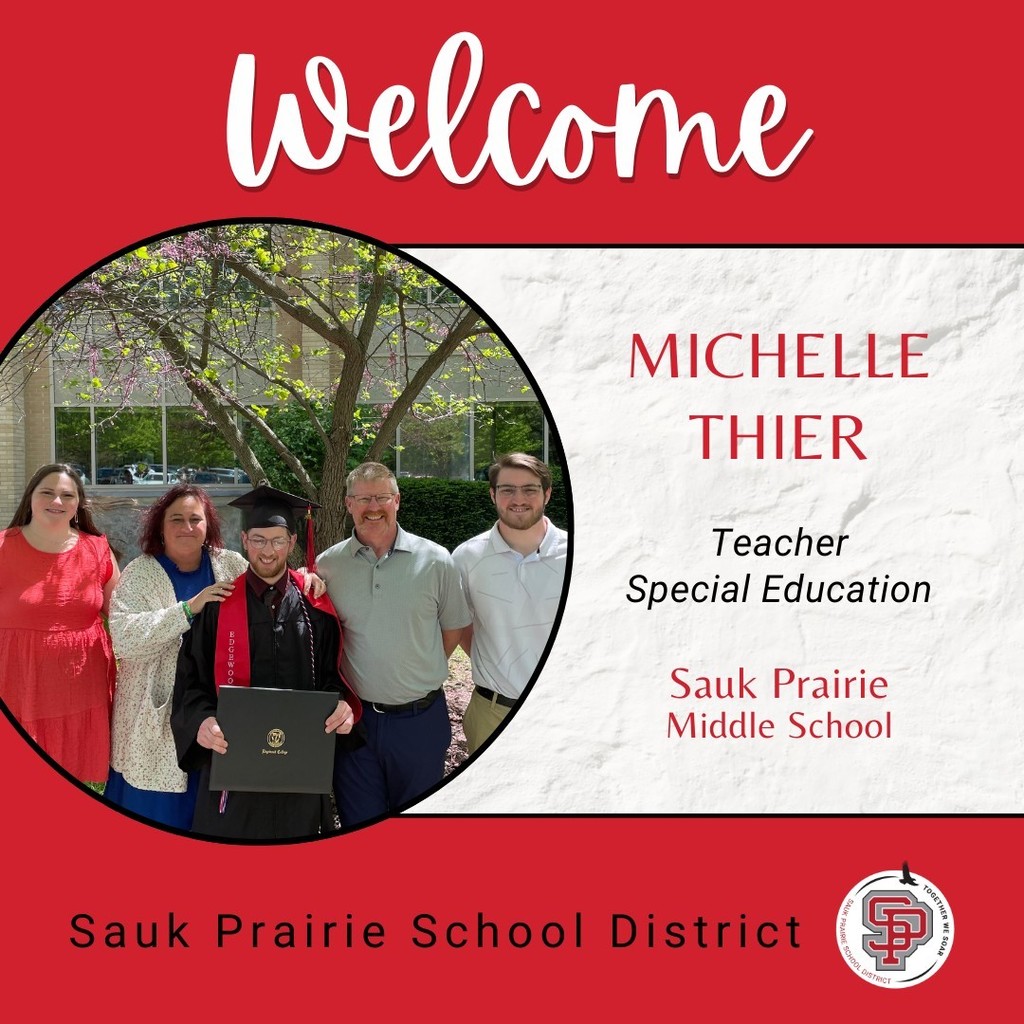 New Staff Sauk Prairie Middle School