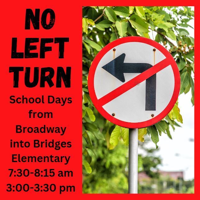 no left turn