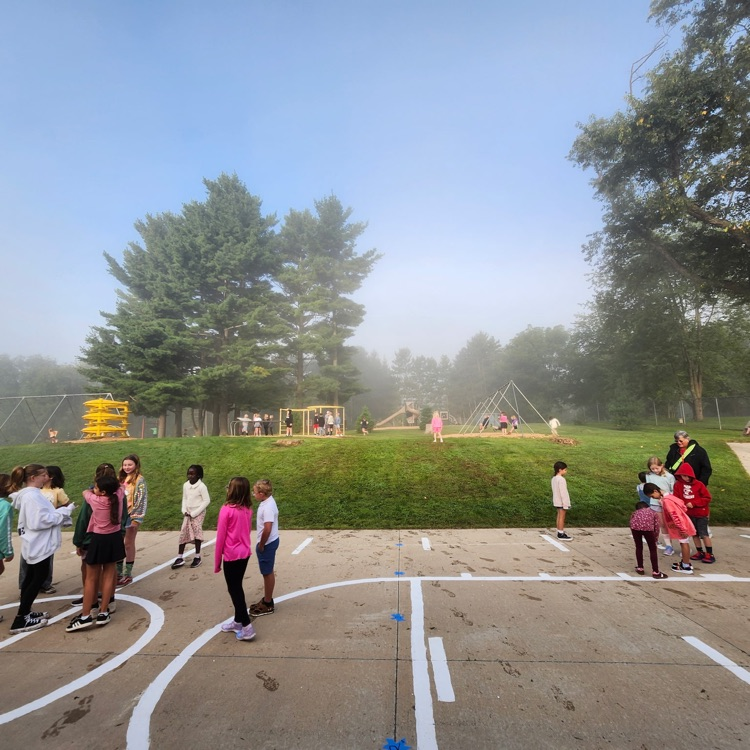 First recess with friends old and new!